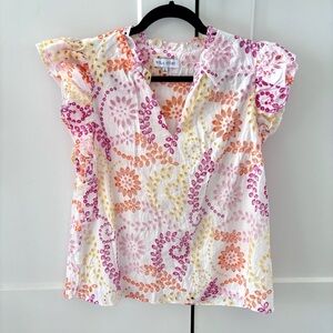 Willa Story Clara Eyelet Top